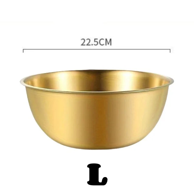 Stainless Steel Mixing Bowl Set with Measurement Scale
