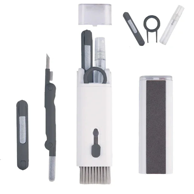 7-in-1 Computer & Keyboard Cleaner Kit | Cleaning Pen, Brush & Keycap Puller for Headsets & Electronics