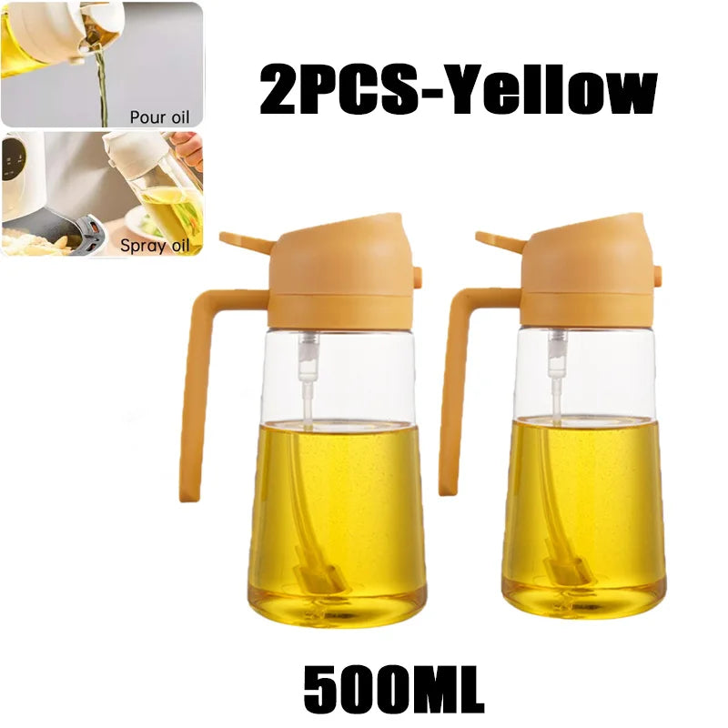 Woobrice Oil Spray Bottle – Olive Oil Mister for Cooking, BBQ & Baking | 200ml, 300ml, 500ml