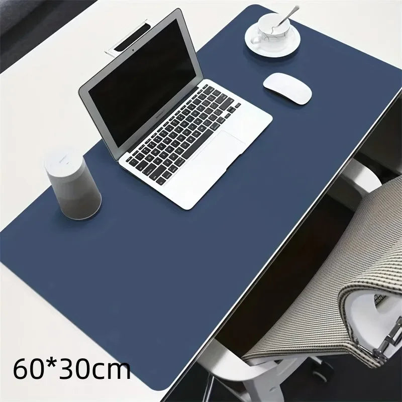 Large PU Leather Desk Mat | 600x300mm Waterproof Mouse Pad & Keyboard Desk Pad for Office & Gaming
