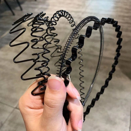 Men's Metal Headband for Sports Grooming and Everyday Wear