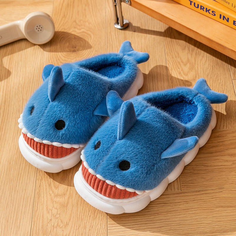 Fluffy Fur Slide Slippers – Women's Cozy Platform Indoor Shoes