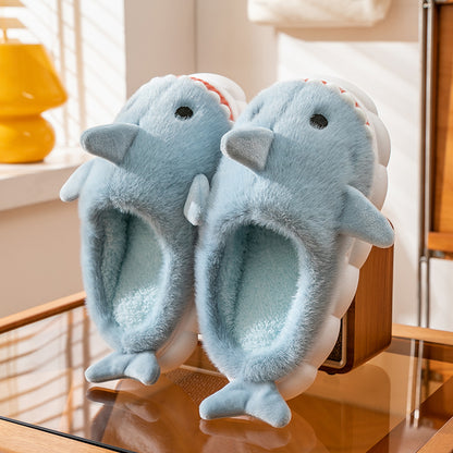 Fluffy Fur Slide Slippers – Women's Cozy Platform Indoor Shoes