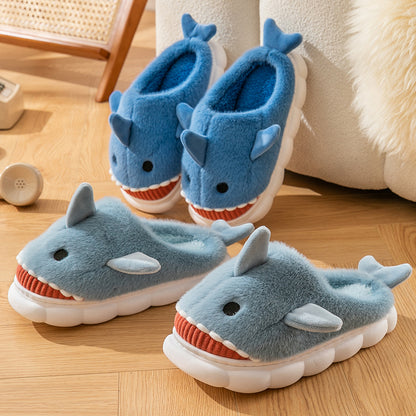 Fluffy Fur Slide Slippers – Women's Cozy Platform Indoor Shoes