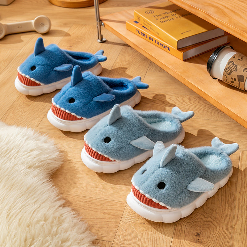 Fluffy Fur Slide Slippers – Women's Cozy Platform Indoor Shoes