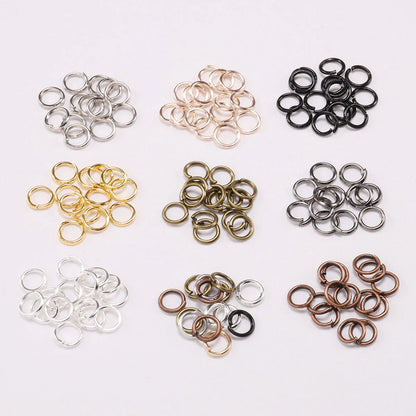 Hypoallergenic Earring Hook Kit | 100/300pcs Fish Hooks, Jump Rings & Ear Wires for DIY Jewelry Making