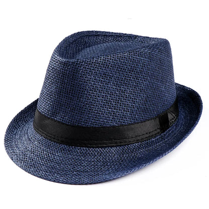 Women's Foldable Wide Brim Straw Beach Hat – UV Protection Sun Cap