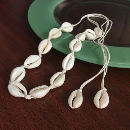 Boho Shell Choker Necklace for Women and Girls