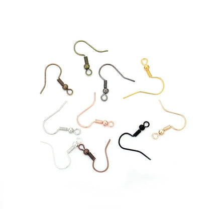 Hypoallergenic Earring Hook Kit | 100/300pcs Fish Hooks, Jump Rings & Ear Wires for DIY Jewelry Making