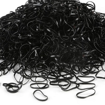 Kids Hair Elastics: 1000 Pcs Colorful Rubber Bands