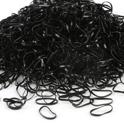 Kids Hair Elastics: 1000 Pcs Colorful Rubber Bands
