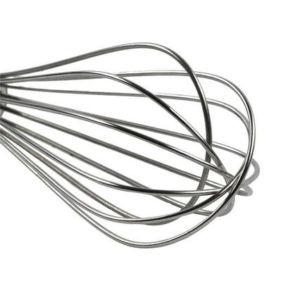 Stainless Steel Balloon Whisk – Hand Egg Beater & Mixing Tool in 8", 10" & 12"