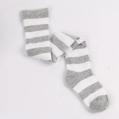 Women's Striped Thigh High Stockings | Black, White & Pink Over-Knee Lolita Harajuku Y2K Socks