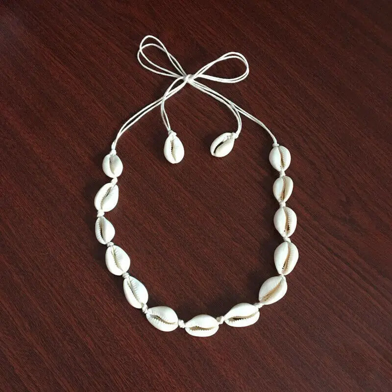 Boho Shell Choker Necklace for Women and Girls