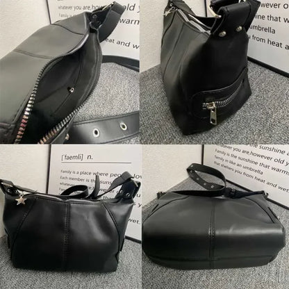 Y2K Star Girl Crossbody Bag – Gothic Harajuku Shoulder & Tote Handbag