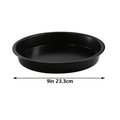 Non-Stick Round Pizza Tray | 6–10 inch Carbon Steel Baking Tray for Home & Restaurant