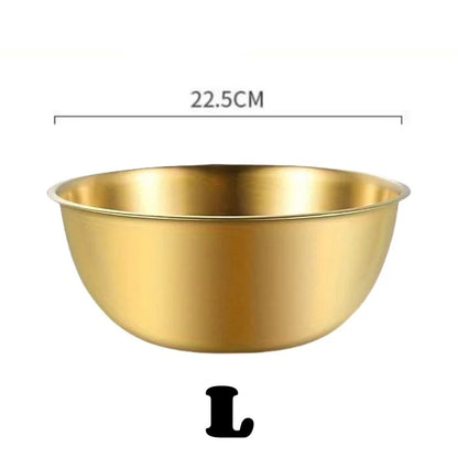 Stainless Steel Mixing Bowl Set with Measurement Scale