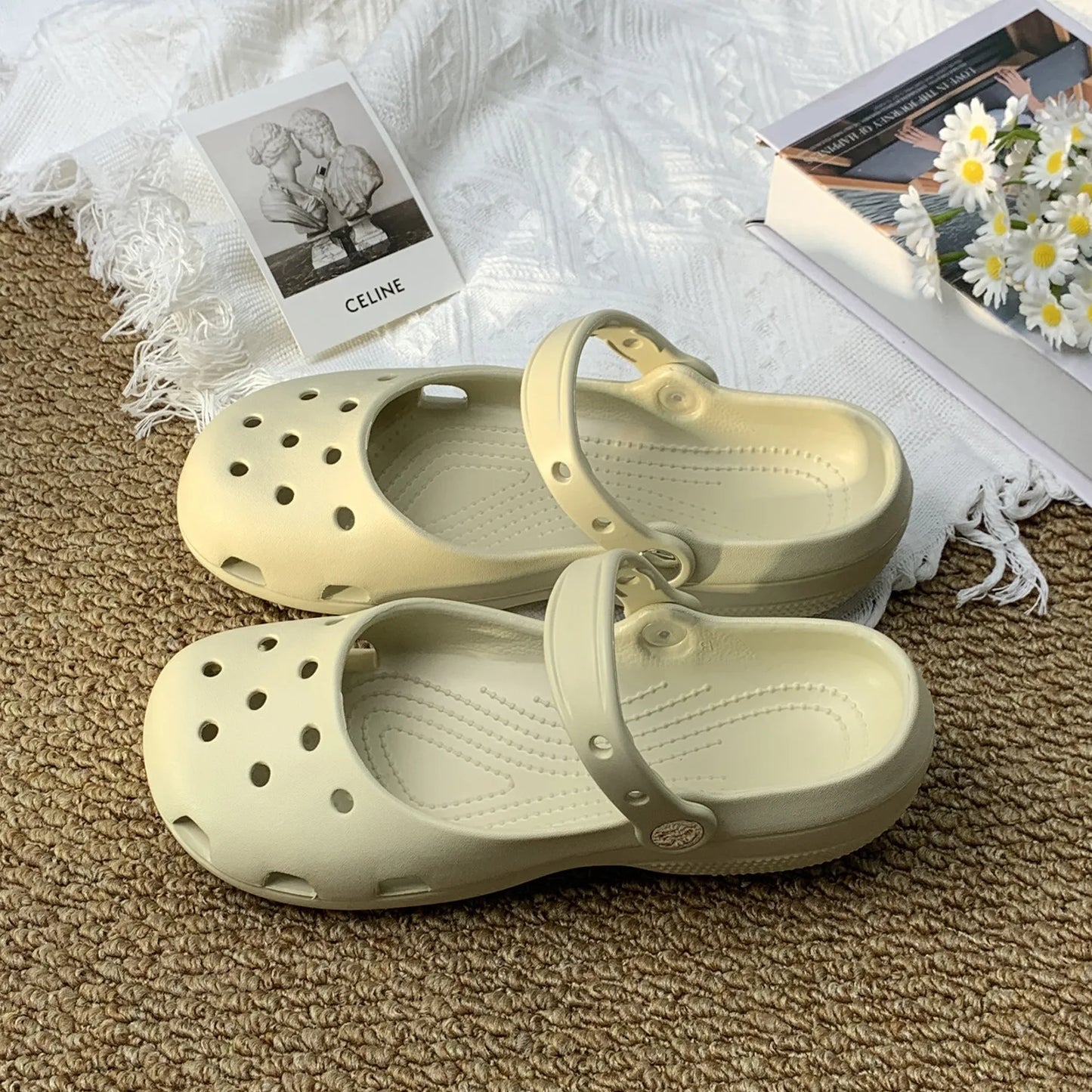 EVA Ballet Platform Clog Sandals for Women