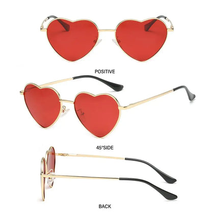 Heart Shaped Sunglasses with UV400 Protection