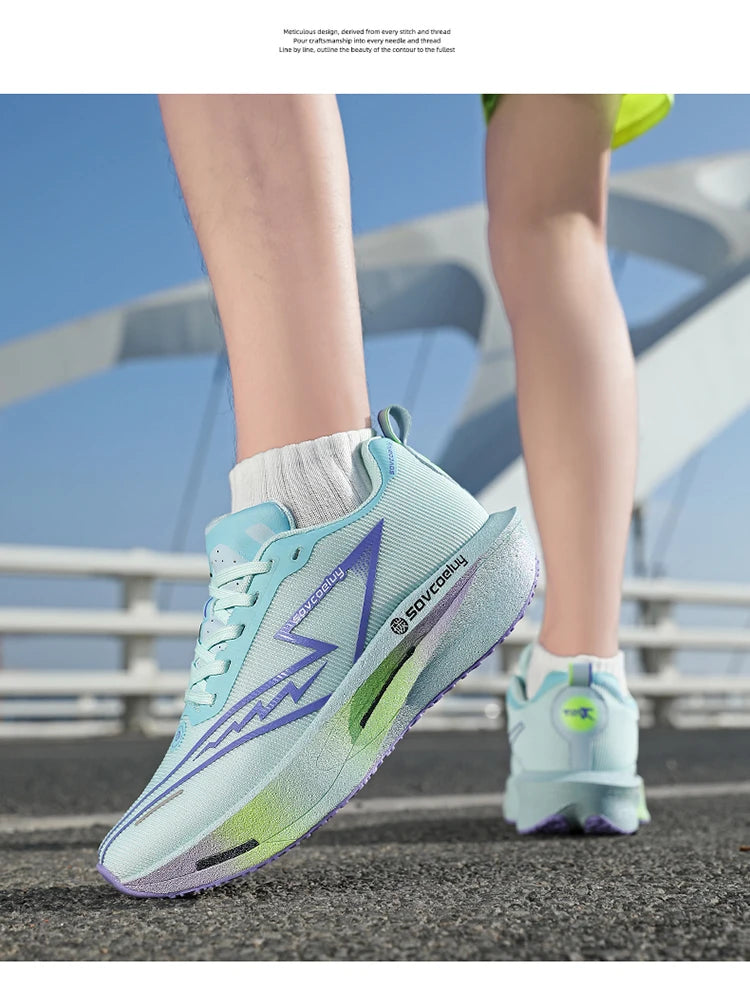 Carbon Board Running Sneakers for Men and Women Lightweight and Breathable