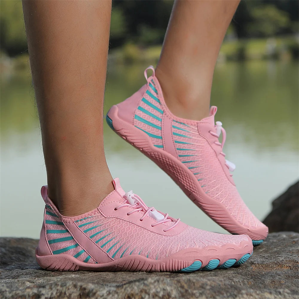 Quick-Dry Aqua Water Shoes – Non-Slip Barefoot Sneakers for Men and Women