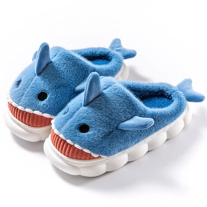 Fluffy Fur Slide Slippers – Women's Cozy Platform Indoor Shoes