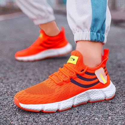Breathable Lace Up Casual Sneakers for Men and Women