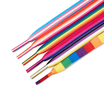 Pride Flag Flat Shoelaces for Sneakers
