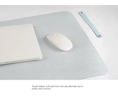 Large PU Leather Desk Mat | 600x300mm Waterproof Mouse Pad & Keyboard Desk Pad for Office & Gaming