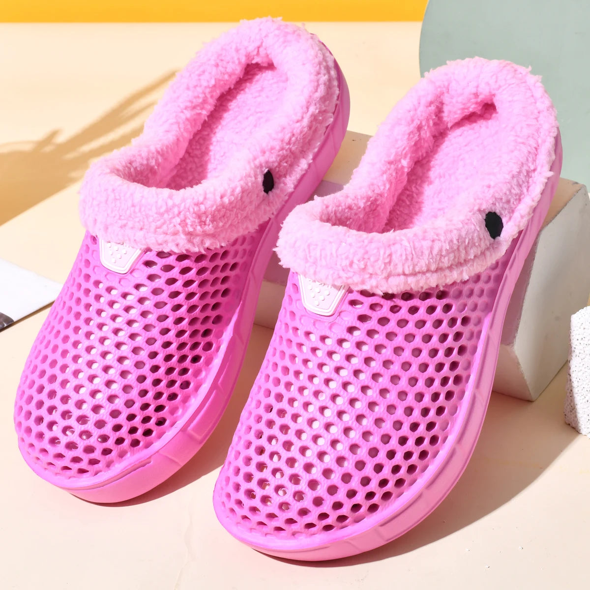 Winter Warm Mule Slippers for Men and Women