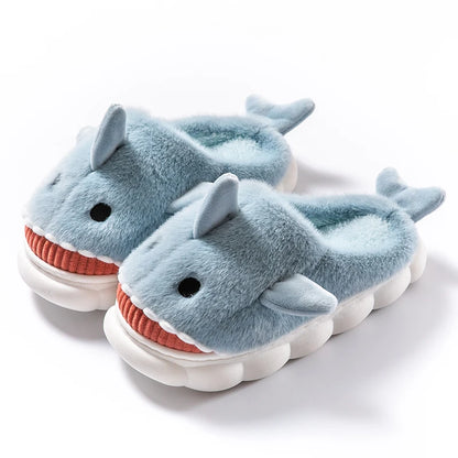 Fluffy Fur Slide Slippers – Women's Cozy Platform Indoor Shoes