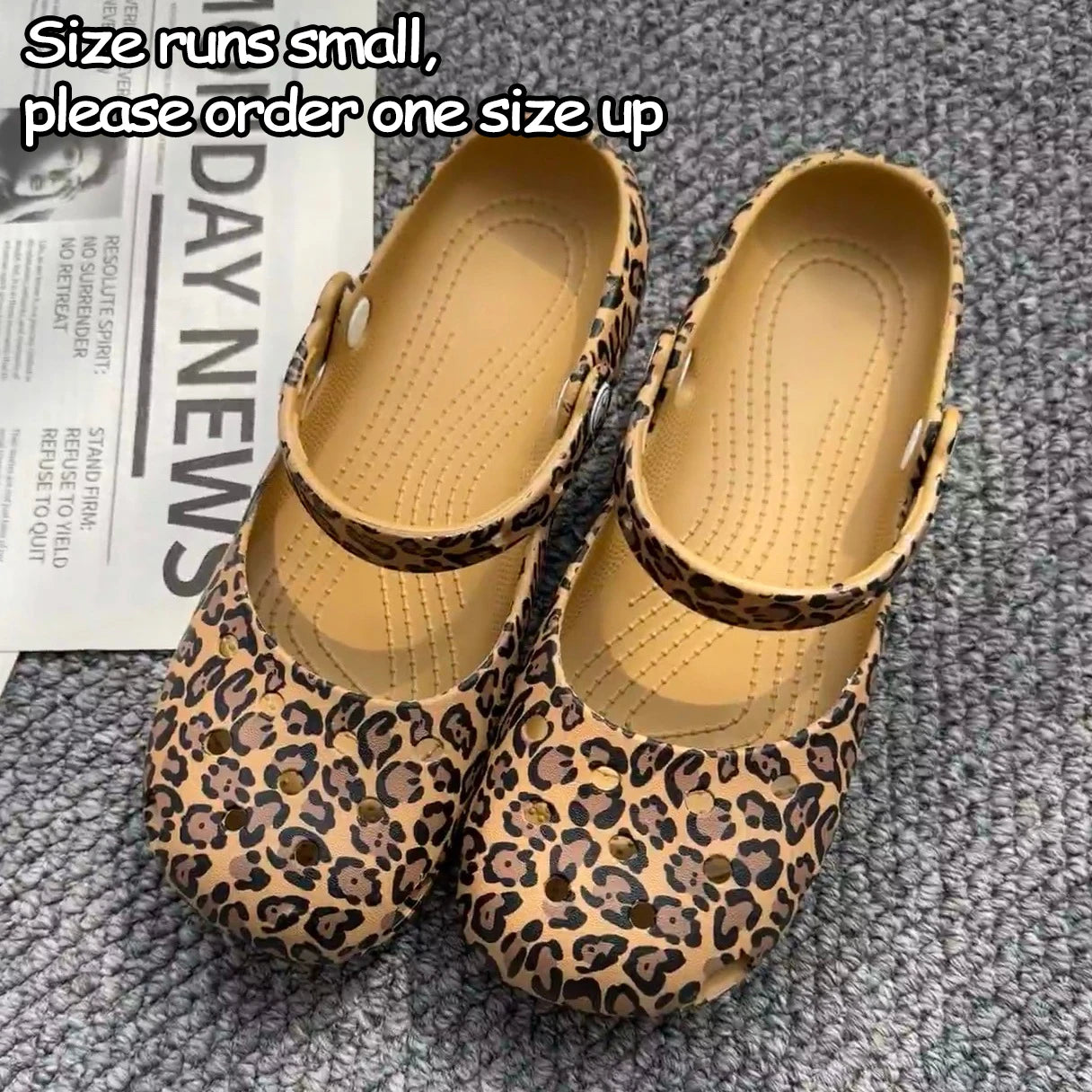 EVA Ballet Platform Clog Sandals for Women