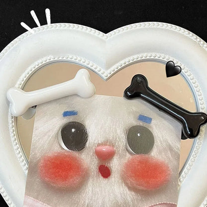 Y2K Bone Hair Clip – Cute Cartoon Bobby Pin Barrette