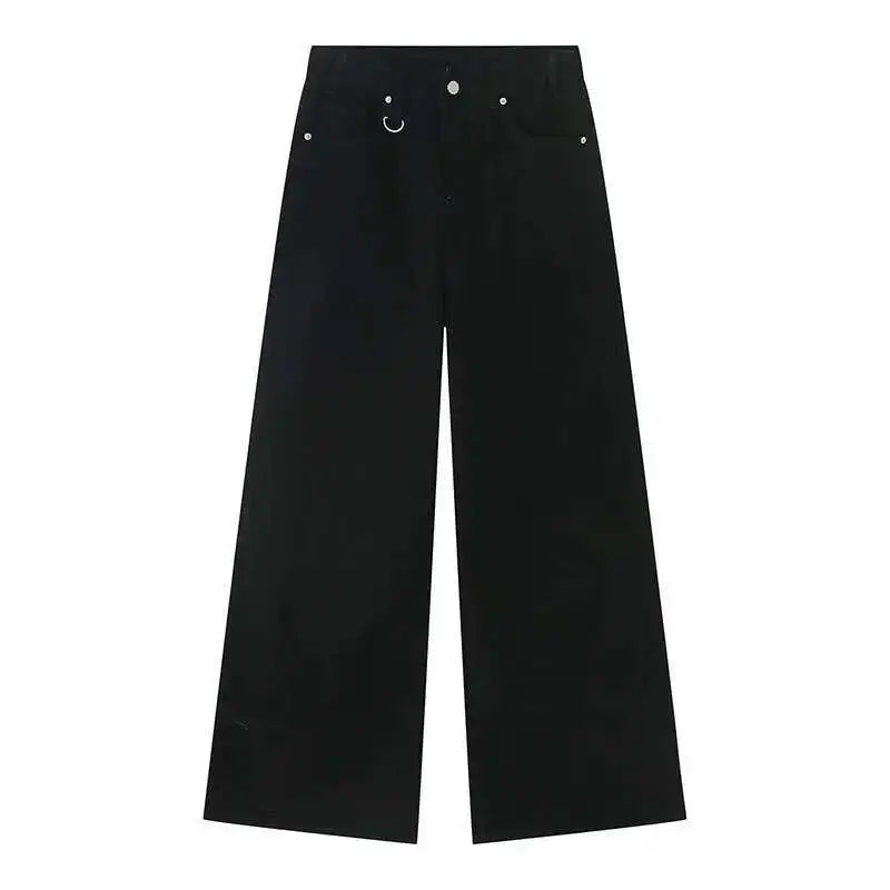 Vintage Wide-Leg Jeans – Men's Camo & Washed Denim