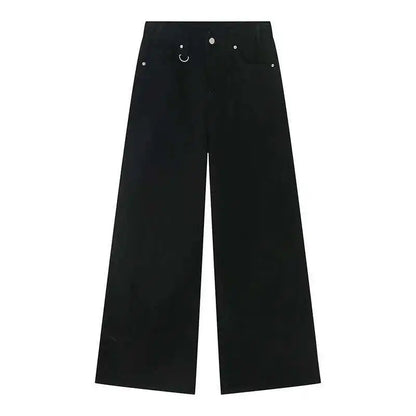 Vintage Wide-Leg Jeans – Men's Camo & Washed Denim