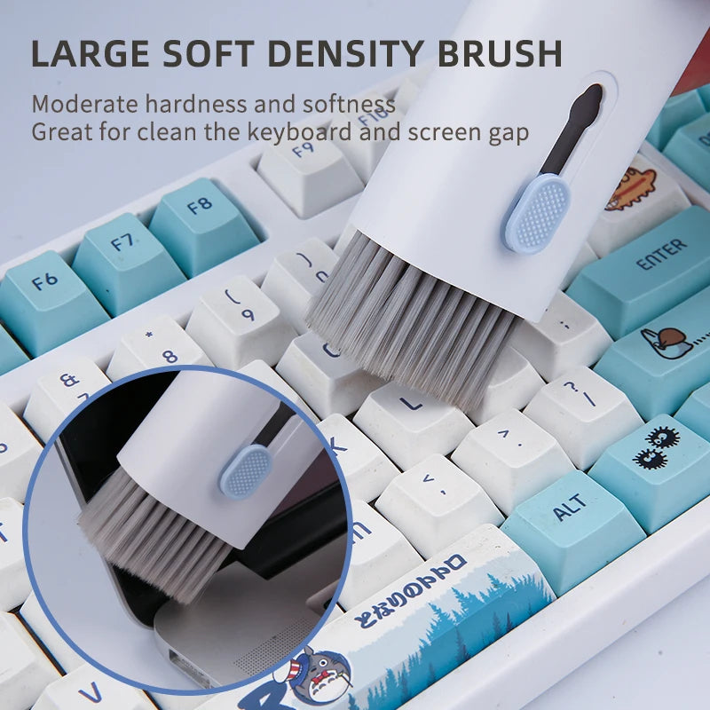 7-in-1 Computer & Keyboard Cleaner Kit | Cleaning Pen, Brush & Keycap Puller for Headsets & Electronics