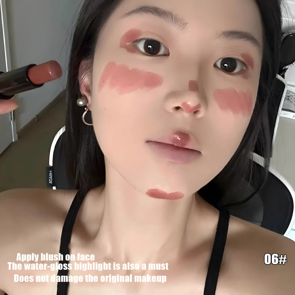 Waterproof Red Brown Lipstick | Moisturizing Mirror Lip Gloss for Long-Lasting Natural Makeup