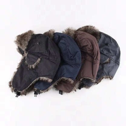Men's Winter Trapper Bomber Hat – Warm Earflap Ski Cap