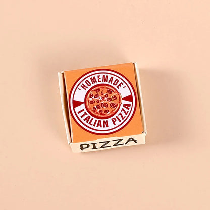 Cute Miniature Pizza Dollhouse Toy Set | 6–10pcs 1/12 Scale Kitchen Food Model for Kids & Collectors