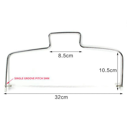 Adjustable Stainless Steel Cake Slicer – Height-Adjustable Layer Cutting Tool for Baking & Decorating