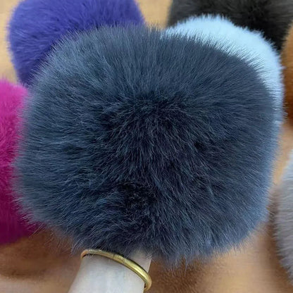 Women's Fluffy Faux Fur Winter Hat – Warm Windproof Bucket & Bomber Cap