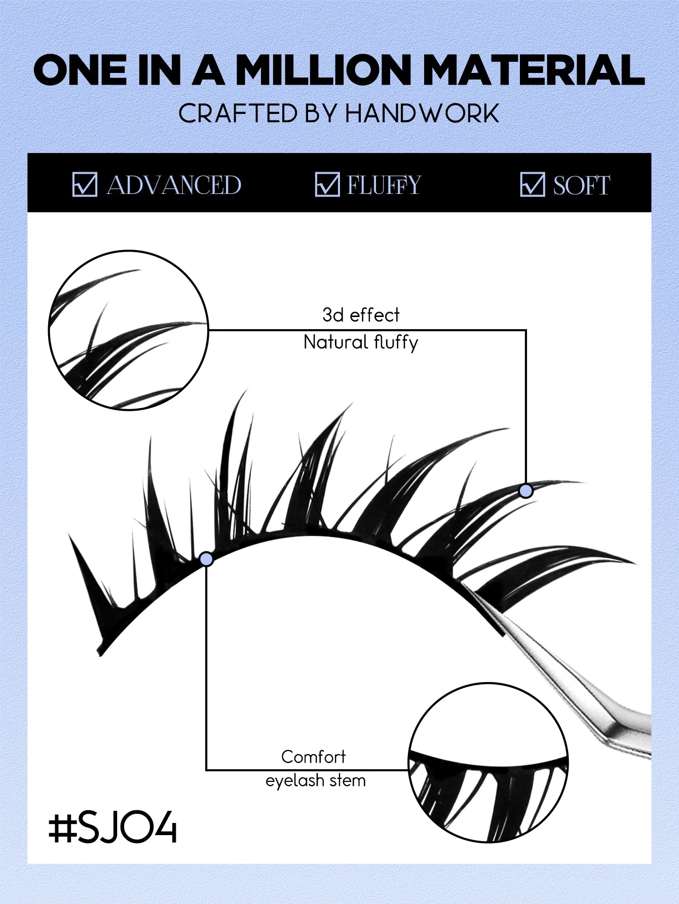 Cat Eye Manga Lashes | 3D Faux Mink Wispy Natural Winged Elongated False Eyelashes