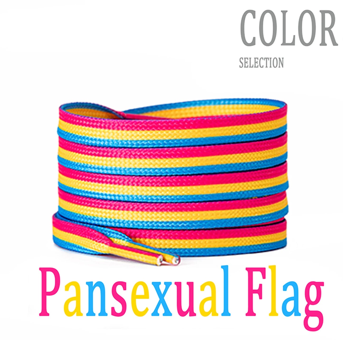 Pride Flag Flat Shoelaces for Sneakers