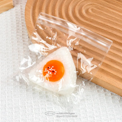 Egg Yolk Squishy Stress Ball – Kawaii Silicone Fidget Sensory Toy