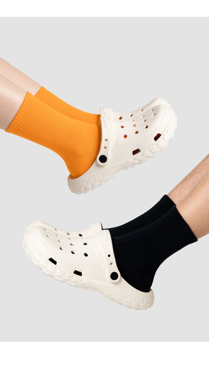 EVA T Strap Closed Toe Slide Sandals for Men and Women