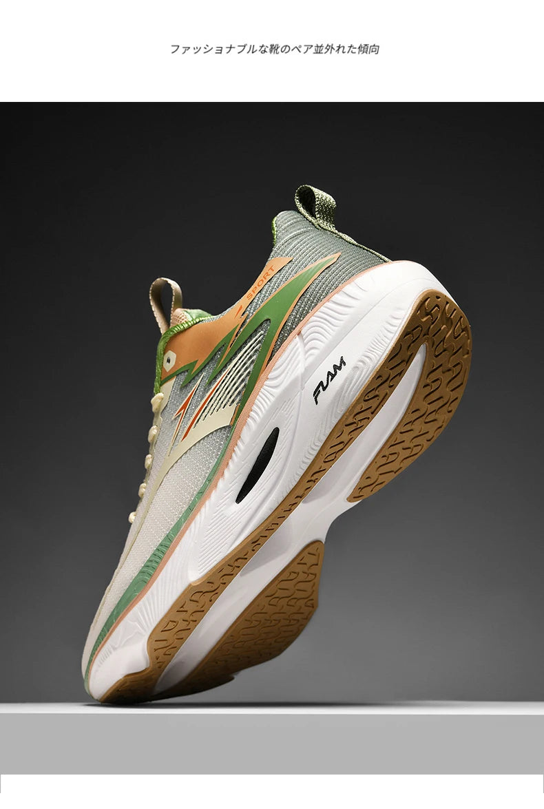 Carbon Board Air Cushion Running Sneakers for Men and Women