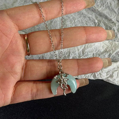 Crystal Star Friendship Pendant Necklaces for Women and Men
