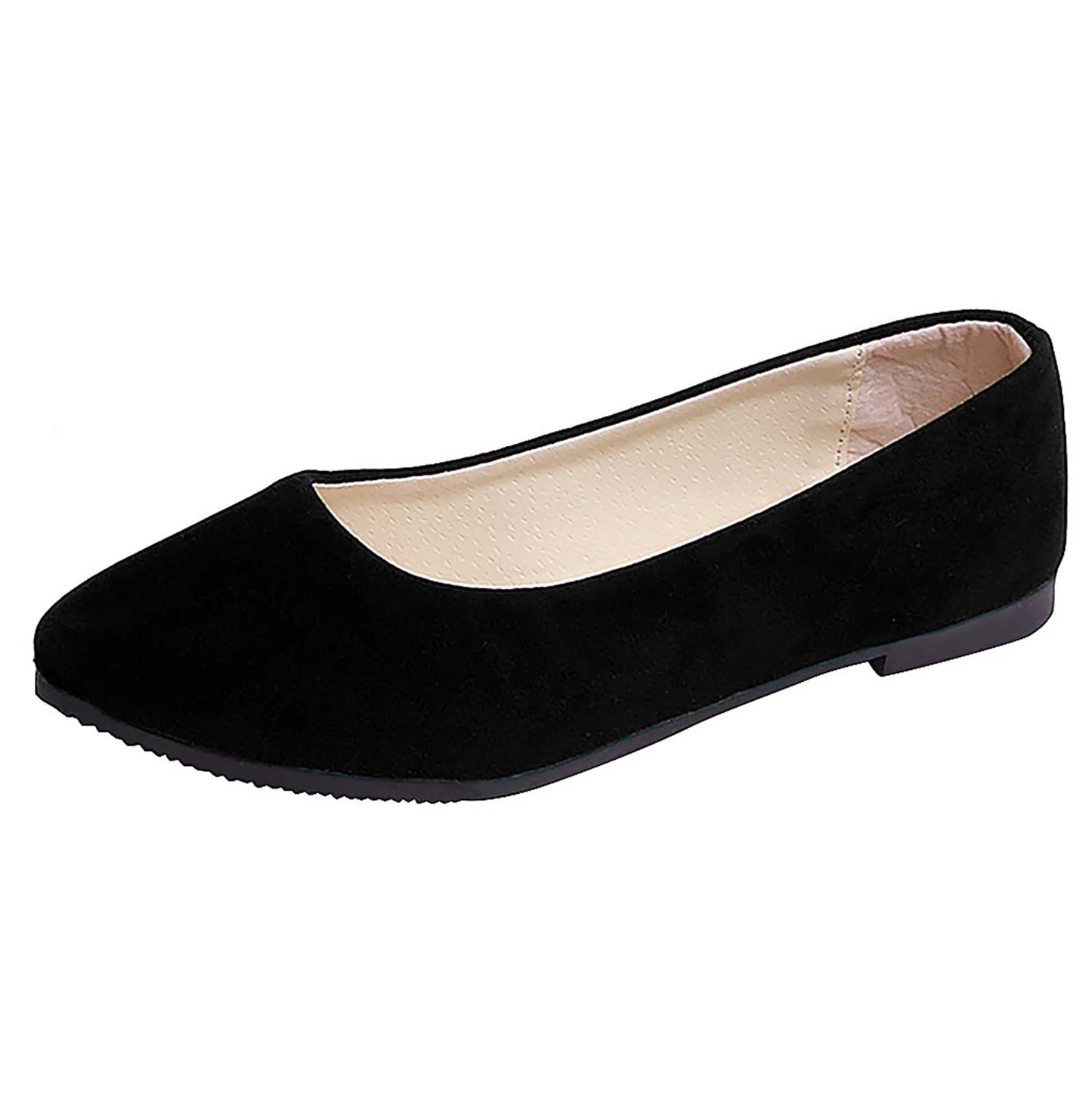 Women's Suede Slip On Flat Loafers