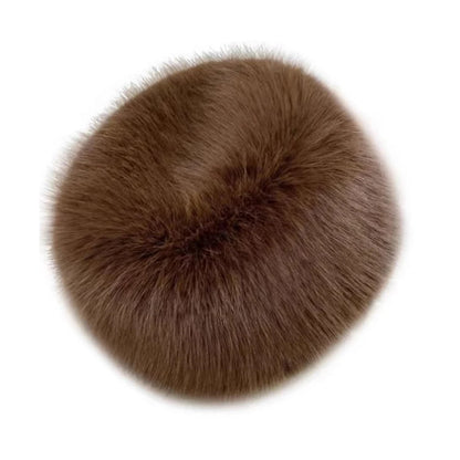 Women's Fluffy Faux Fur Winter Hat – Warm Windproof Bucket & Bomber Cap
