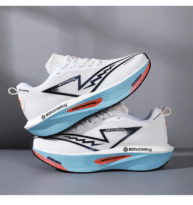 Carbon Board Running Sneakers for Men and Women Lightweight and Breathable